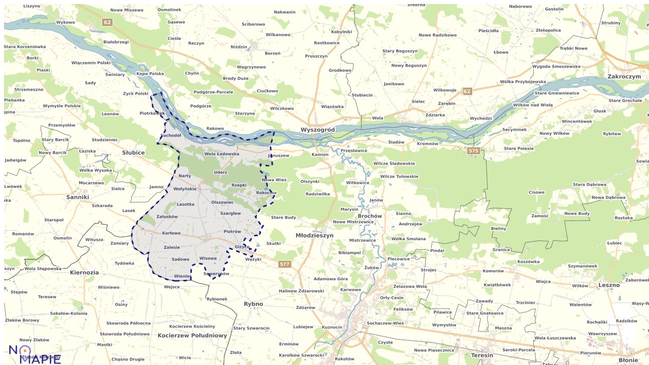 Mapa Geoportal Iłów